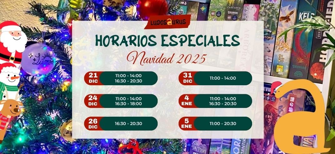 Horarios tienda física Navidad 2025